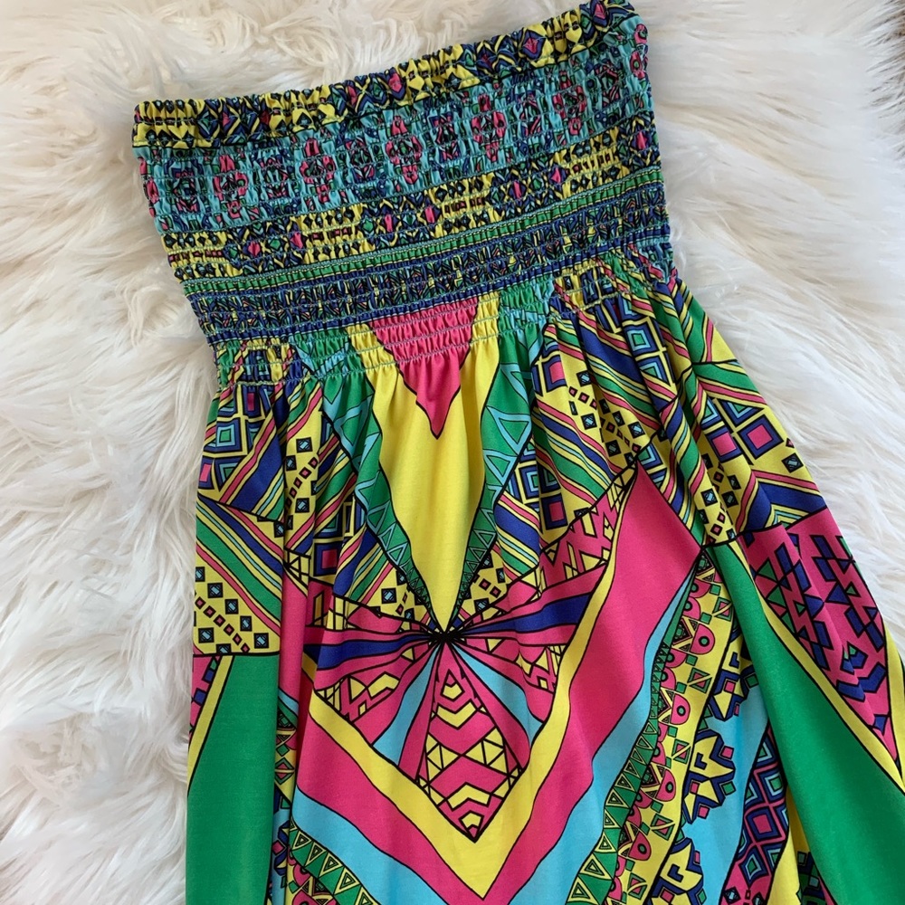 👗Geometric maxi dress👗